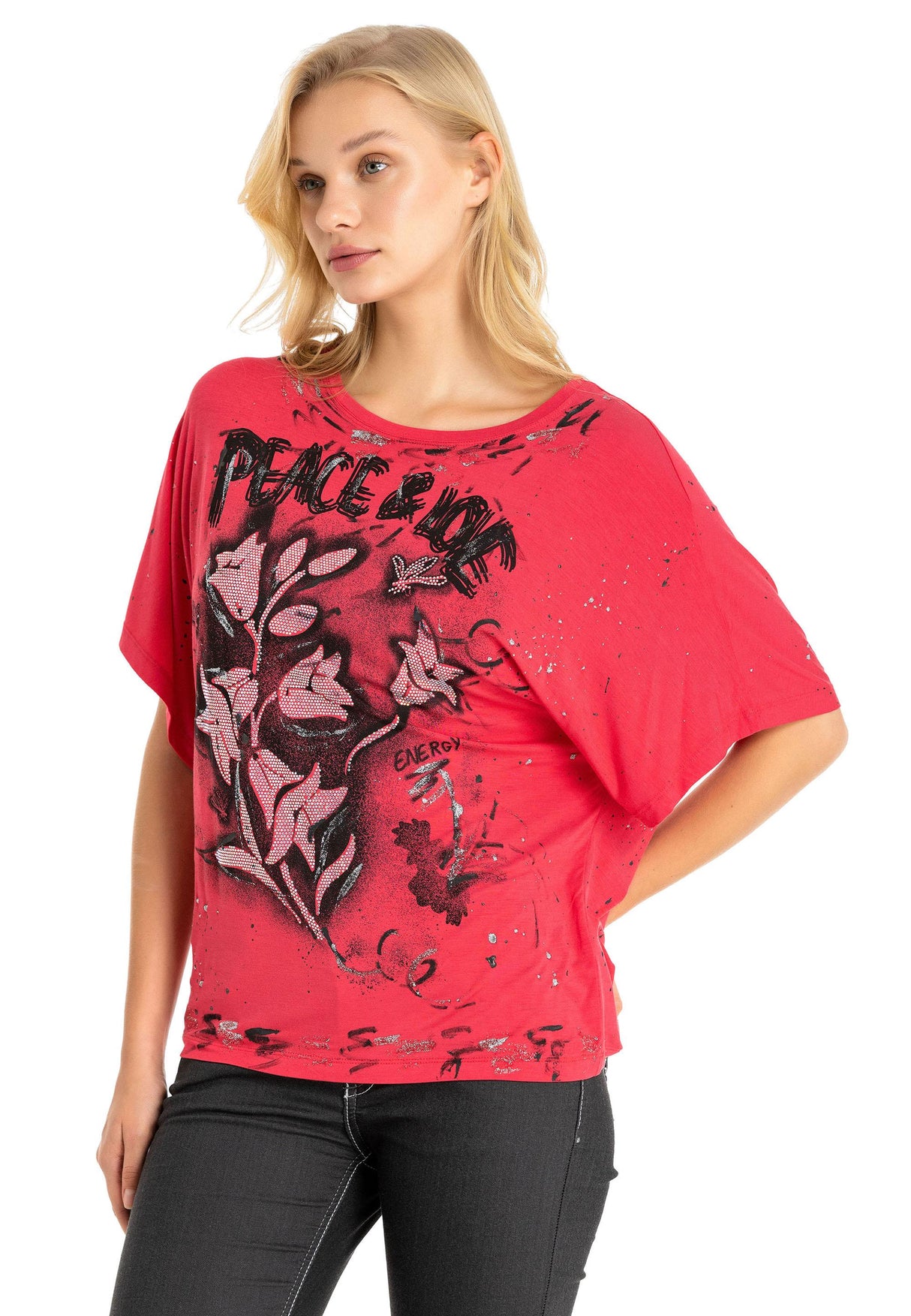 WT336 women T-shirt in an extravagant look