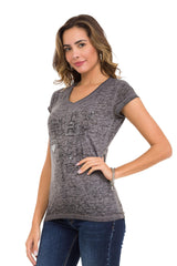 WT344 Camiseta de mujer con estampado llamativo