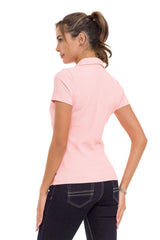 WT361 women's t-shirt with classic polo collar