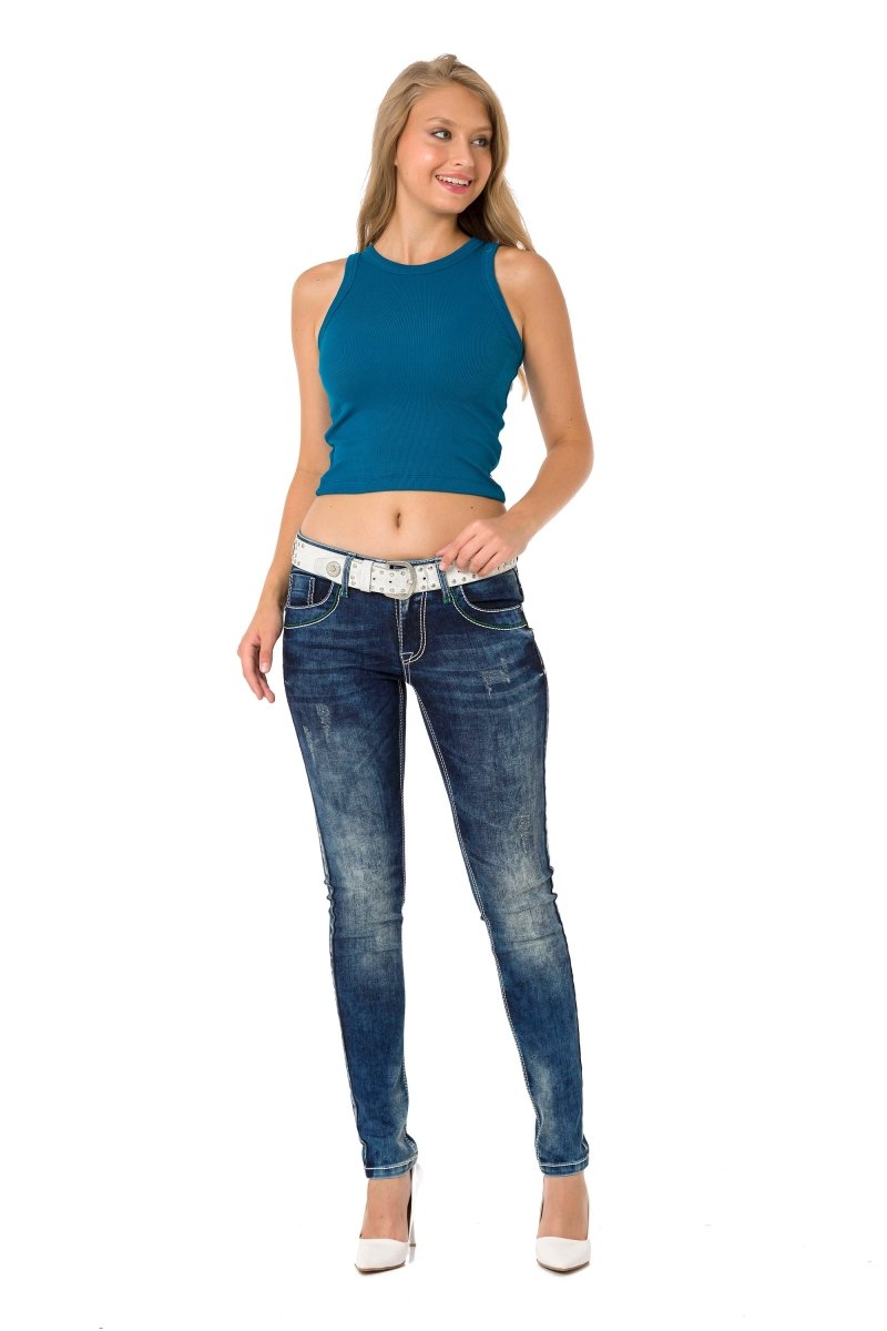 WU105 Dames Crop-Top