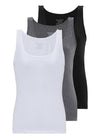 WU107 Dames Onderhemd Tanktop in 3-Pack