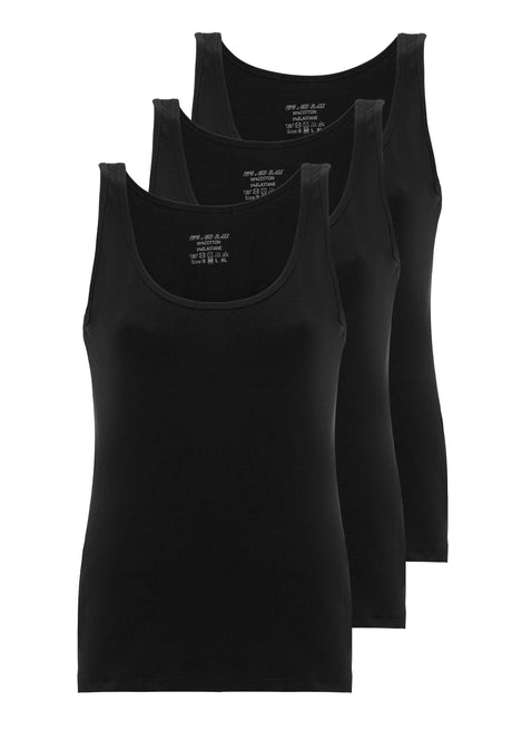 WU107 Sous-maillot femme Tanktop en pack de 3