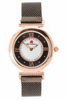 WZ105 Women kijken goud gaasband Stone Steel