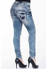 WD241 BLUE DAMEN JEANS